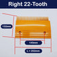 KONE Escalator Plastic Comb Plate 22-Tooth Yellow Frame