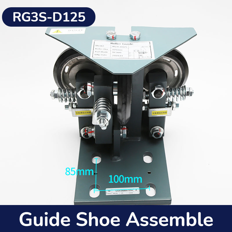 ThyssenKrupp Elevator Guide Shoe RG3S-D125 For 16mm Guide Rail