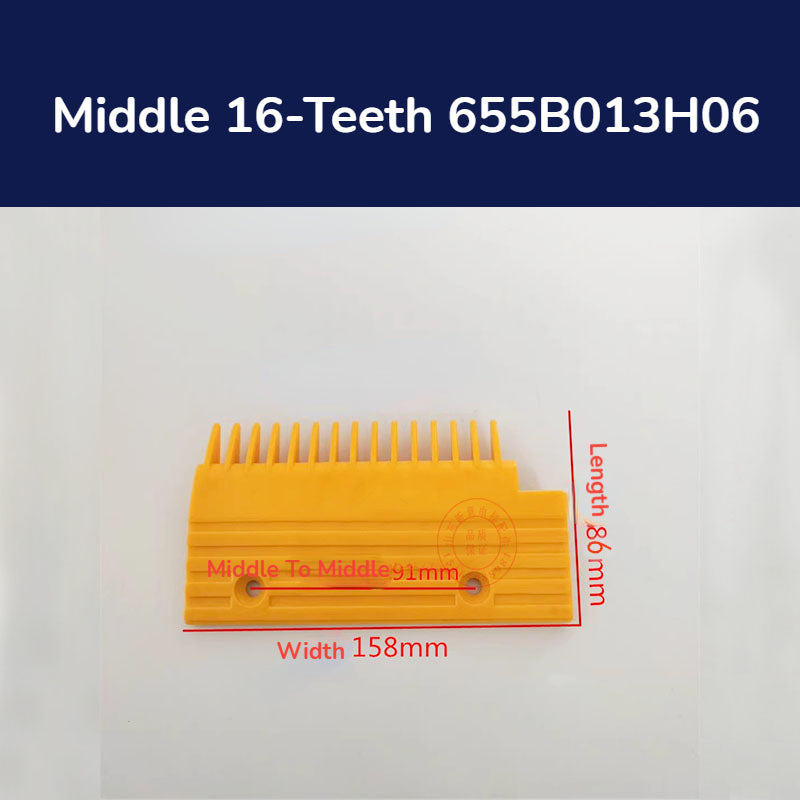 Hyundai Escalator Aluminum Alloy Comb Plate 655B013H06 16-Teeth/15-Teeth