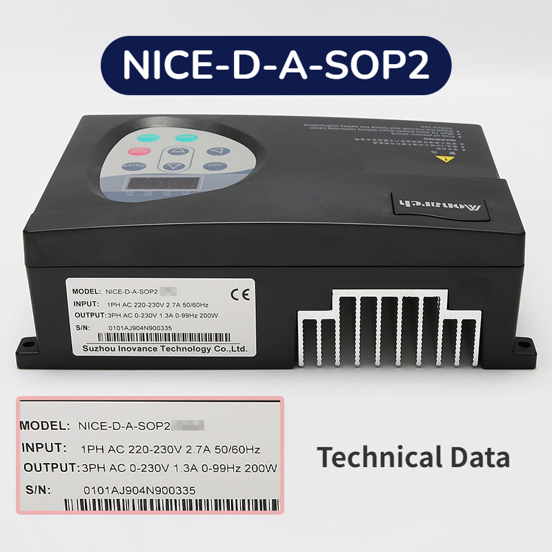 Monarch Door Operator NICE-D-A-SOP2/SOP4