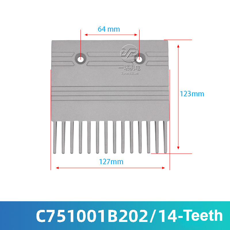 Mitsubishi Escalator Comb C751016B202 14-Teeth