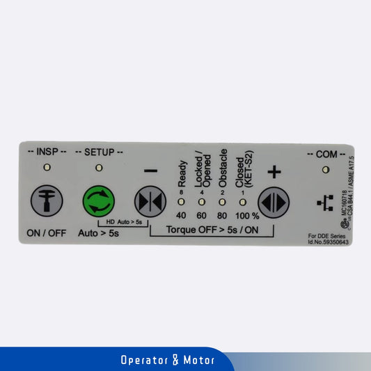 SDL DDE-V35 HMI Elevator Door Motor Console Panel ID.NR.59350643