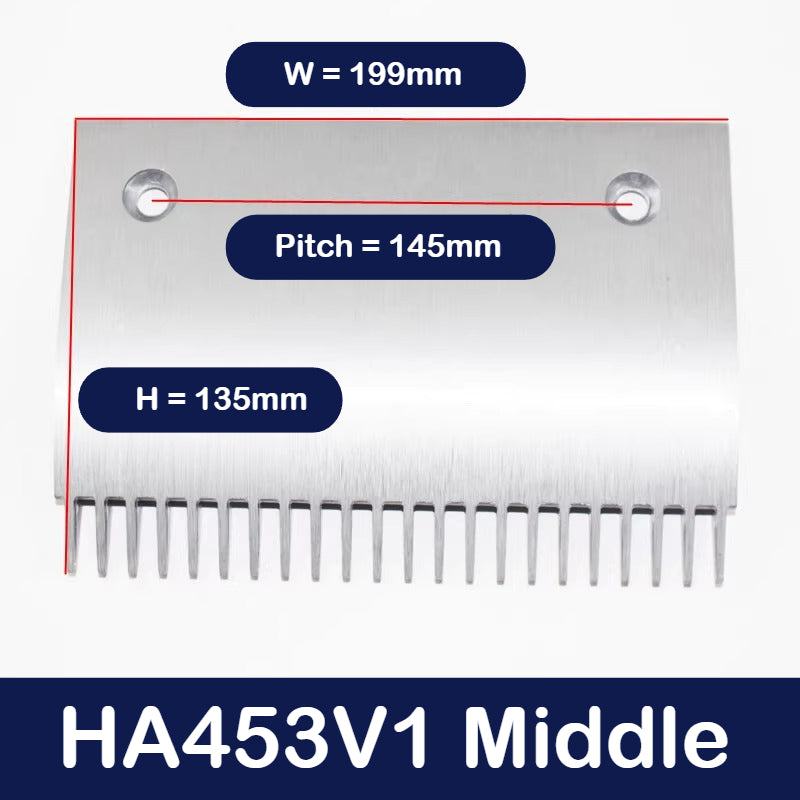 XIZI OTIS Escalator Aluminum Comb Plate HA453V1/V2/V3 22-Tooth