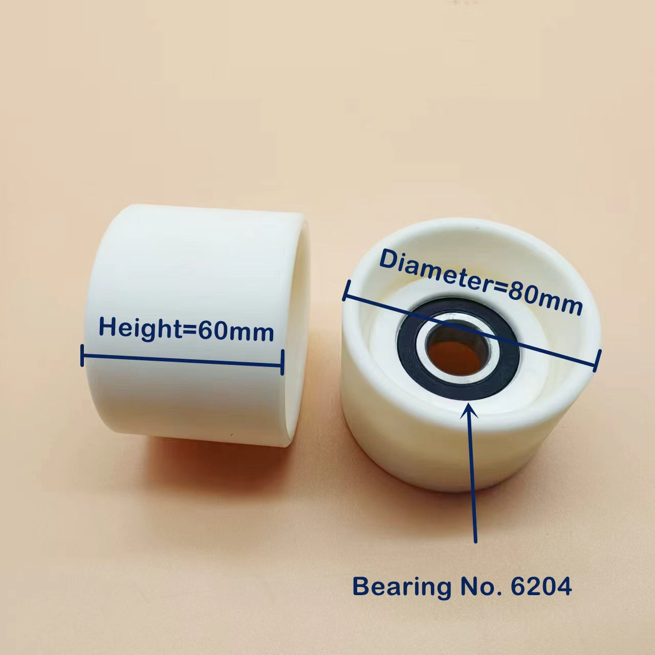 Escalator Handrail Roller 80*60*6204 For TKE