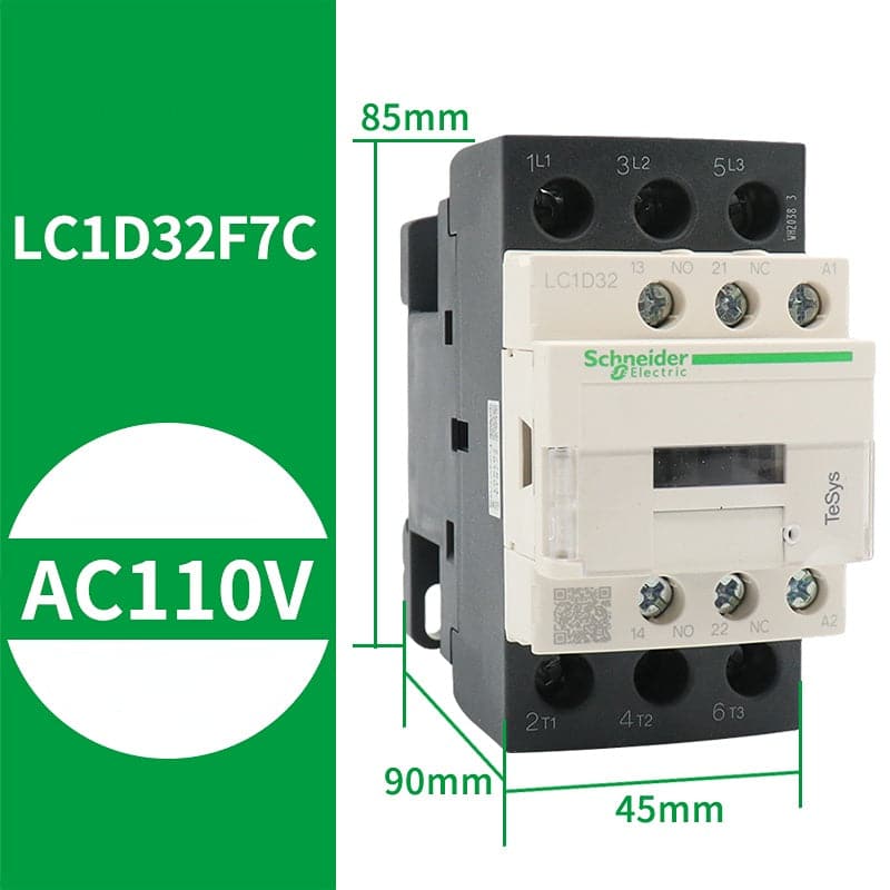 Contactor Schneider LC1D09F7C/D12M7C/D18/D25 110V 220V