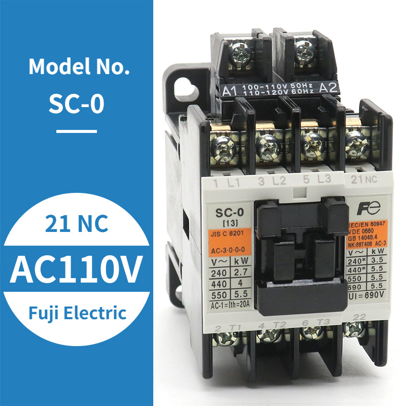 FUJI Electric Contactor SC-03 SC-0 SC-05 AC110V 220V