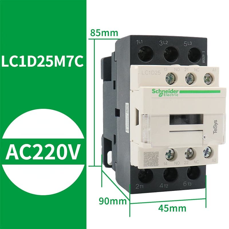 Schneider Contactor LC1D09F7C/D12M7C/D18/D25 110V 220V