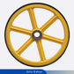 XIZI OTIS Friction Wheel 587*45/50*30