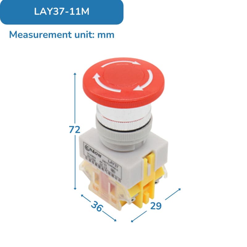Emergency Stop Switch LAY37-11ZS/11M/LAY38