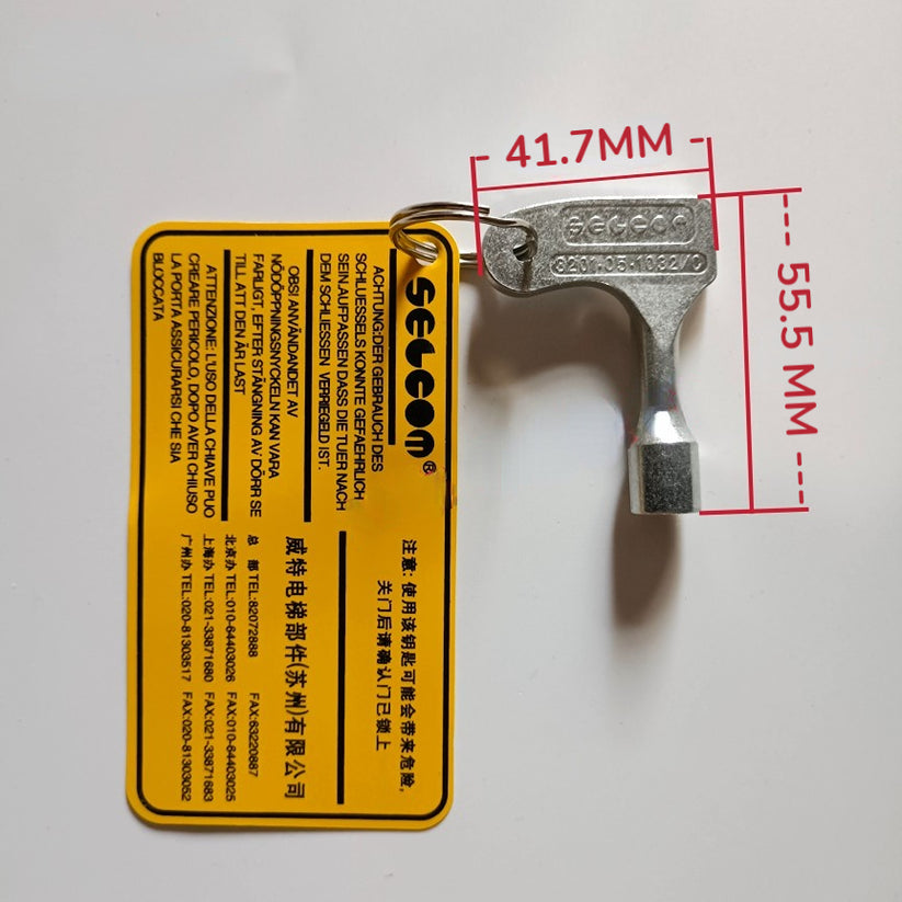 WITTUR Elevator Triangle Key SELCOM 3201.05.1032/C – Echo Elevador Partes