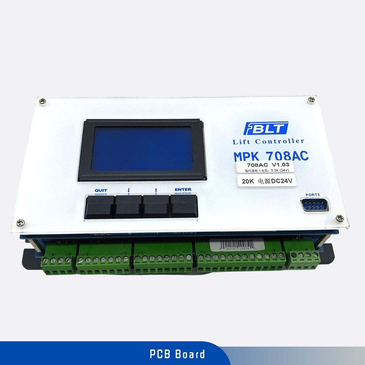 BLT Lift Controller Panel Board MPK 708AC