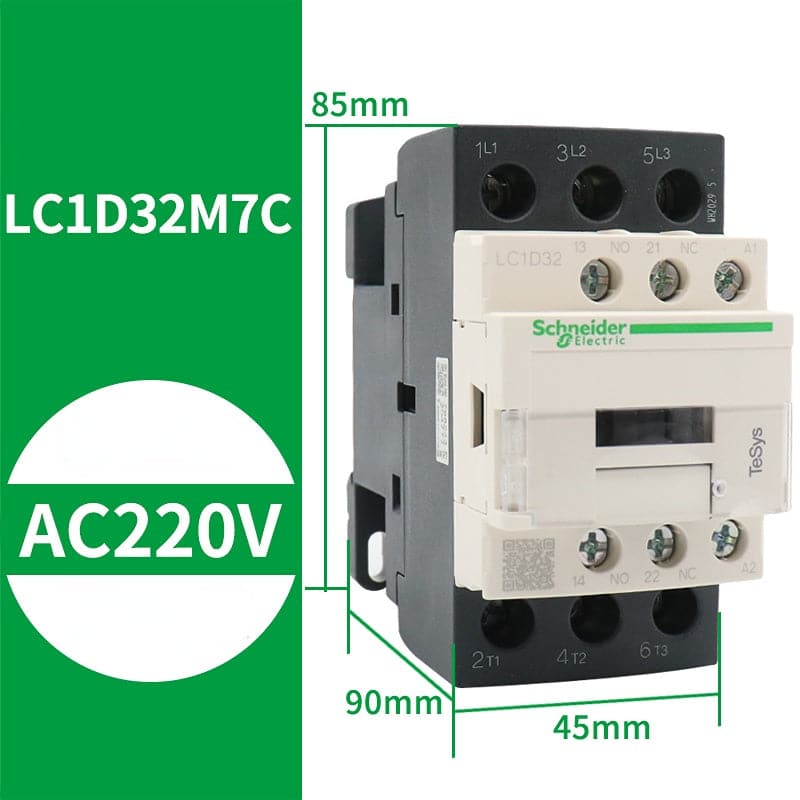 Contactor Schneider LC1D09F7C/D12M7C/D18/D25 110V 220V