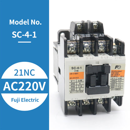 FUJI Electric Contactor SC-4-1 SC-4-0 SC-5-1/G AC110V 220V