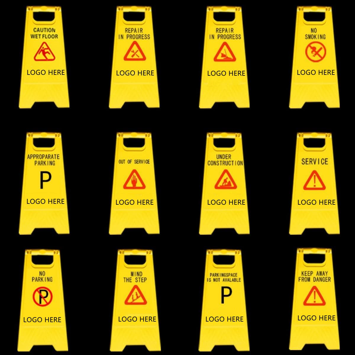 Parte En Sign Safety Warning Sign Form-A for Maintenance – Echo Elevador Partes