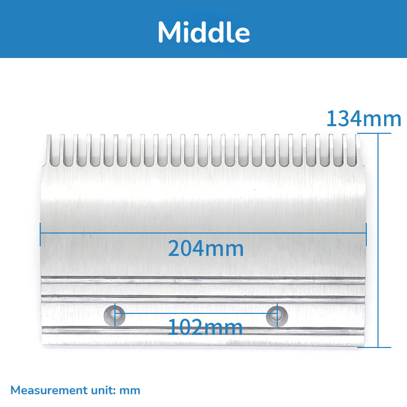 Peine para escaleras mecánicas de aluminio XIZI OTIS XAA453BJ1/2/3