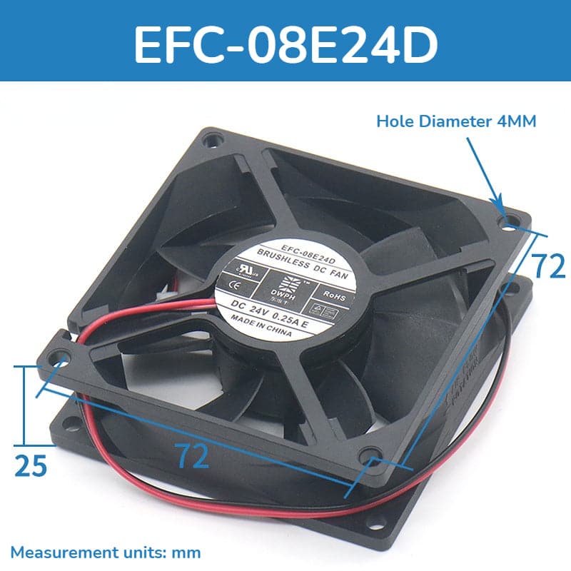 Elevator Control Cabinet Fan Ventilator EFC-08E24D For HITACHI